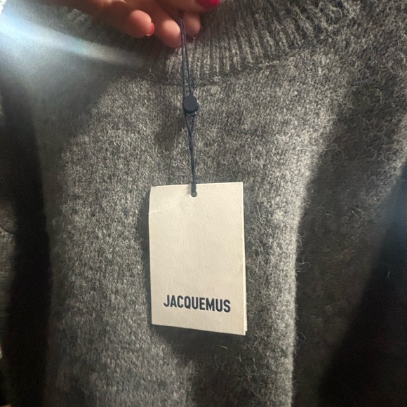 Jacquemus Charcoal Knit Sweater - Picture 2 of 7